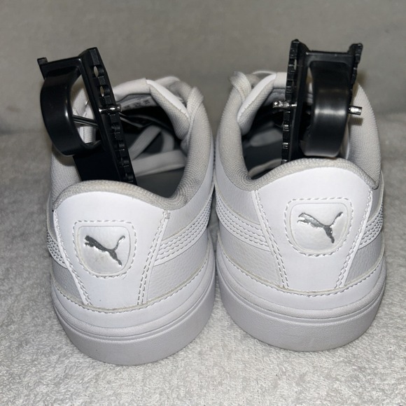 PUMA Leather Lace Up Womens White Sneakers Casual Shoes 383115-02, SZ: 8 1/2 M - Picture 4 of 16